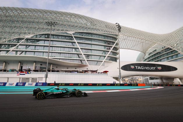 F1 - ABU DHABI GRAND PRIX 2025 34 DRUGOVICH Felipe (bra), Aston Martin F1 Team AMR25, action during the 2025 Formula 1 Abu Dhabi Grand Prix, 24th round of the 2025 FIA Formula One World Championship, WM, Weltmeisterschaft from December 05 to 07, 2025 on the Yas Marina Circuit, in Abu Dhabi, United Arab Emirates - Abu DhabiUnited Arab Emirates  Copyright: xANTONINxVINCENTx