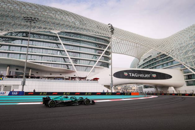 F1 - ABU DHABI GRAND PRIX 2025 35 CRAWFORD Jak (usa), Aston Martin F1 Team AMR25, action during the 2025 Formula 1 Abu Dhabi Grand Prix, 24th round of the 2025 FIA Formula One World Championship, WM, Weltmeisterschaft from December 05 to 07, 2025 on the Yas Marina Circuit, in Abu Dhabi, United Arab Emirates - Abu DhabiUnited Arab Emirates  Copyright: xANTONINxVINCENTx
