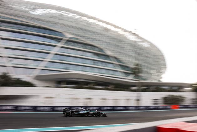 F1 - ABU DHABI GRAND PRIX 2025 63 RUSSELL George (gbr), Mercedes AMG F1 Team W16, action during the 2025 Formula 1 Abu Dhabi Grand Prix, 24th round of the 2025 FIA Formula One World Championship, WM, Weltmeisterschaft from December 05 to 07, 2025 on the Yas Marina Circuit, in Abu Dhabi, United Arab Emirates - Abu DhabiUnited Arab Emirates  Copyright: xANTONINxVINCENTx