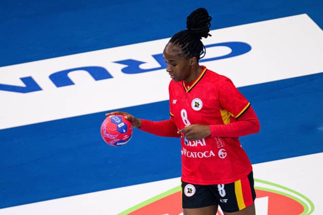 DORTMUND, GERMANY - 5 DECEMBER, 2025: Paulo Helena Gilda Simao - Women s Handball World Championship, WM, Weltmeisterschaft 2025 Angola vs Brazil at Westfallenhalle.  Copyright: xVitaliixKliuievx