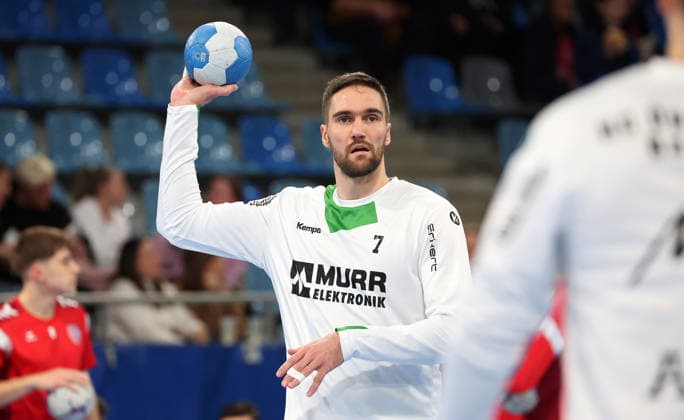 05 12 2025, Germany, Bietigheim, Handball 2 Bundesliga, SG BBM Bietigheim vs HC Oppenweiler Backnang, Dominik Weiß HCO