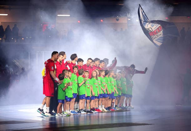 05 12 2025, Germany, Bietigheim, Handball 2 Bundesliga, SG BBM Bietigheim vs HC Oppenweiler Backnang, Team BBM