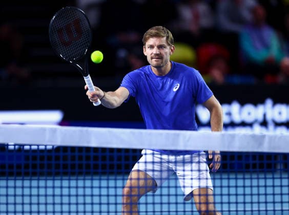 Victoria Plumbing UTS Grand Final, Copperbox Arena, London, UK - 05 12 2025 David Goffin (BEL) in action during the Victoria Plumbing UTS Grand Final at the Copperbox in London London Copper Box Arena London GBR Copyright: xMarkxGreenwoodx