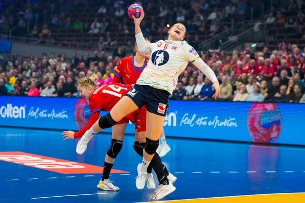 Women s Handball World Championship 2025 Czech Republic Norway Dortmund, Germany 20251205 Norway s Maren Aardahl during the intermediate round of the Women s Handball World Championship between the Czech Republic and Norway in the Westfalenhalle Photo Beate Oma Dahle NTB Dortmund Germany EDITORIAL USE ONLY RESTRICTED USE FOR BETTING COMPANIES  Copyright: xBeatexOmaxDahlex xNTBx