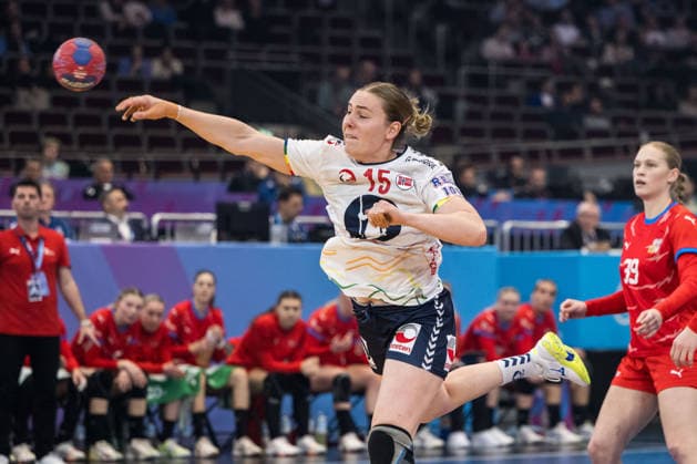 251205 Vilde Mortensen Ingstad of Norway during the 2025 IHF Women™s World Championship handball match between Czech Republic and Norway on December 5, 2025 in Dortmund Photo Emma Wallskog BILDBYRAN COP 320 EW0604 handball handball handball handball handball bbeng vm handball vm handbolls vm ihf handball world championship world handball championship 2025 world championship 2025 czech republic norway norway czech republic dam bbeng norway  Copyright: EMMAxWALLSKOG BB251205EW128