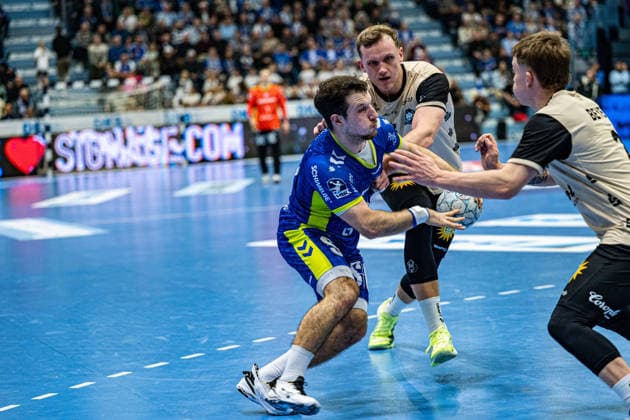 Daikin Handball Bundesliga, VfL Gummersbach Bergischer Handballclub 06 05 12 2025 João Gomes VfL Gummersbach, 3 , Daikin Handball Bundesliga, VfL Gummersbach Bergischer Handballclub 06 05 12 2025 Copyright: xBEAUTIFULxSPORTS Erlhofx