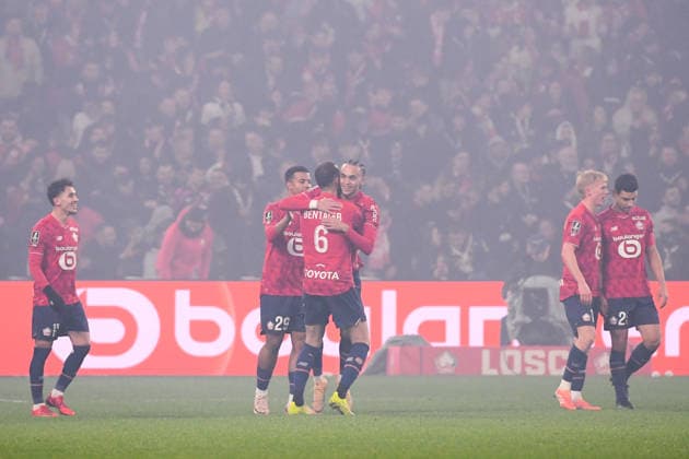 LOSC Lille v Olympique de Marseille - Ligue 1 McDonald s 2025 2026 08 Ethan MBAPPE (losc) during the Ligue 1 McDonald s match between Lille and Marseille at Stade Pierre Mauroy on December 5, 2025 in Lille, France. Lille France  Copyright: xFEPx 776348226