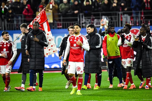 FOOTBALL : Stade Brestois 29 vs AS Monaco - Ligue 1 - JournÃ e 15 - 05 12 2025 Kenny Lala (Stade Brestois) BrestFrance  Copyright: xBaptistexAutissierx