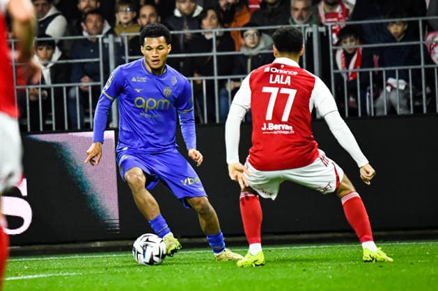FOOTBALL : Stade Brestois 29 vs AS Monaco - Ligue 1 - JournÃ e 15 - 05 12 2025 Paris Brunner (AS Monaco) BrestFrance  Copyright: xBaptistexAutissierx