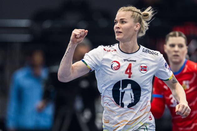 251205 Veronica Kristiansen of Norway celebrates during the 2025 IHF Women™s World Championship handball match between Czech Republic and Norway on December 5, 2025 in Dortmund Photo Emma Wallskog BILDBYRAN COP 320 EW0604 handball handball handball handball handball bbeng vm handball vm handbolls vm ihf handball world championship world handball championship 2025 world championship 2025 czech republic norway norway czech republic dam bbeng jubel norge norway celebrates  Copyright: EMMAxWALLSKOG BB251205EW154