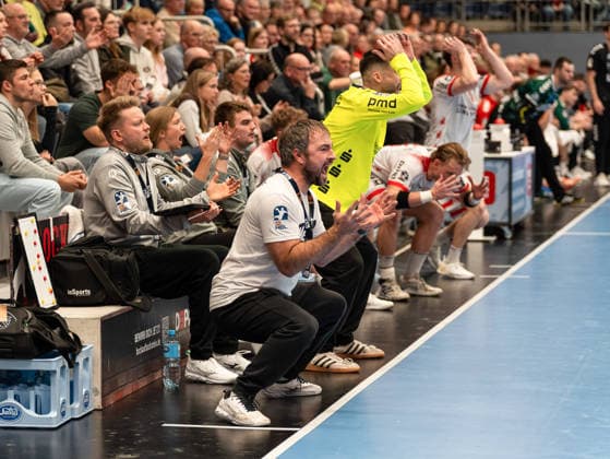 Ceven Klatt TuS Ferndorf, Coach is angry HSG Nordhorn Lingen vs TuS Ferndorf, Handball, 2 Bundesliga, Matchday 14, Season 2025 2026, 05 12 2025 HSG Nordhorn Lingen vs TuS Ferndorf, Handball, 2 Bundesliga, Matchday 14, Season 2025 2026, 05 12 2025 Nordhorn Copyright: xEibner-Pressefoto DamianxKruczynx EP_DKI