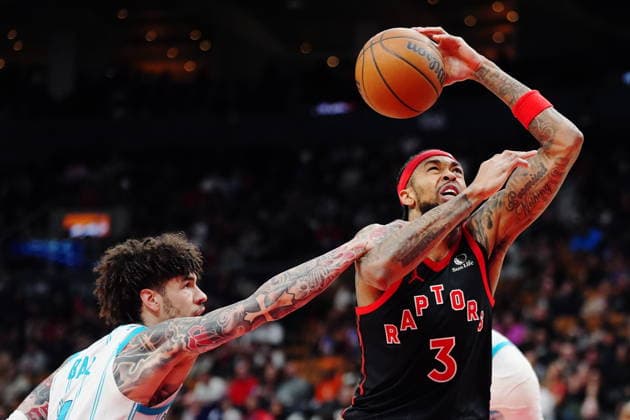 Basketball, NBA, Toronto Raptors - Charlotte Hornets