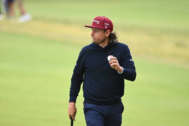GOLF AUSTRALIAN OPEN, Cam Smith of Australia reacts after playing a shot on the 3rd hole during round three of the Australian Open Golf tournament at the Royal Melbourne Golf Club in Melbourne, Saturday, December 6, 2025. ( NO ARCHIVING, EDITORIAL USE ONLY MELBOURNE VICTORIA AUSTRALIA  Copyright: xJAMESxROSSx 20251206190678590208
