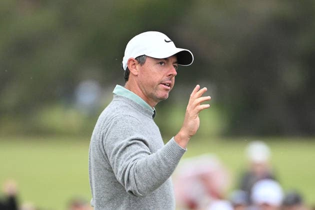 GOLF AUSTRALIAN OPEN, Northern Ireland s Rory McIlroy reacts after finishing the 18th hole during round three of the Australian Open Golf tournament at the Royal Melbourne Golf Club in Melbourne, Saturday, December 6, 2025. ( NO ARCHIVING, EDITORIAL USE ONLY MELBOURNE VICTORIA AUSTRALIA  Copyright: xJAMESxROSSx 20251206184565155210