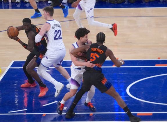 Basketball, NBA, New York Knicks - Utah Jazz