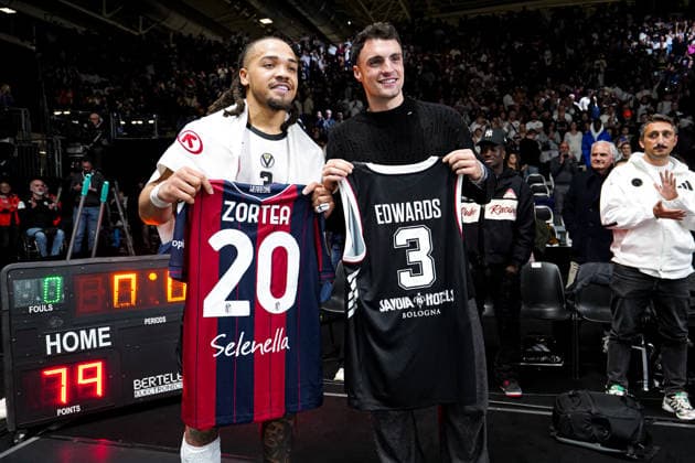 Carsen Edwards, Nadir Zortea Virtus Bologna - Dubai Basketball Euroleague 2025 26 Round 14 Bologna, 05 12 2025 Foto S.Ponticelli Ciamillo-Castoria  Copyright: xStefanoxPonticellix