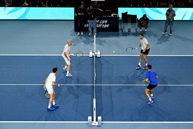 The All Star game open the UTS London Grand Final 2025 at the Copper Box Arena, London, United Kingdom on 5 December 2025. Copyright: xPhilxHutchinsonx 44340065