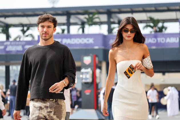 Pierre Gasly of France and Alpine F1 Team and Francisca Gomes , Qualifying, F1 Grand Prix of Abu Dhabi, on 06 December 2025 in Abu Dhabi, United Arab Emirates Photo by Diogo Cardoso DeFodi Images Pierre Gasly of France and Alpine F1 Team and Francisca Gomes , Qualifying, F1 Grand Prix of Abu Dhabi, Yas Marina Circuit on December 6, 2025 in Abu Dhabi, United Arab Emirates Photo by Diogo Cardoso DeFodi Images