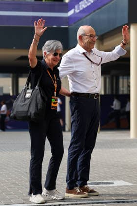 Peter Sauber and Christiane Sauber , Qualifying, F1 Grand Prix of Abu Dhabi, am 06 December 2025 in Abu Dhabi, United Arab Emirates Photo by Diogo Cardoso DeFodi Images Peter Sauber and Christiane Sauber , Qualifying, F1 Grand Prix of Abu Dhabi, Yas Marina Circuit on December 6, 2025 in Abu Dhabi, United Arab Emirates Photo by Diogo Cardoso DeFodi Images