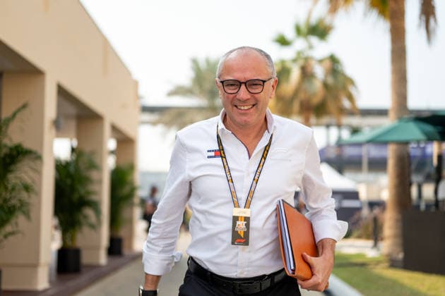 Stefano Domenicali Liberty Media, Formula One Management, CEO , UAE, Formula One World Championship, Abu Dhabi Grand Prix, Yas Marina Circuit, Arrival of the drivers, 06 12 2025 UAE, Formula One World Championship, Abu Dhabi Grand Prix, Yas Marina Circuit, 06 12 2025 Yas Marina Island Copyright: xEibner-Pressefoto Memmlerx EP_MMR