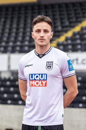 SSV Ulm 1846 Football 3 League, portrait date 2025 2026 20 Mirnes Pepic SSV Ulm 1846 Football 3 League, portrait date 2025 2026 Photo Lucca Fundel Ulm Donaustadion Ulm Baden Württemberg Germany