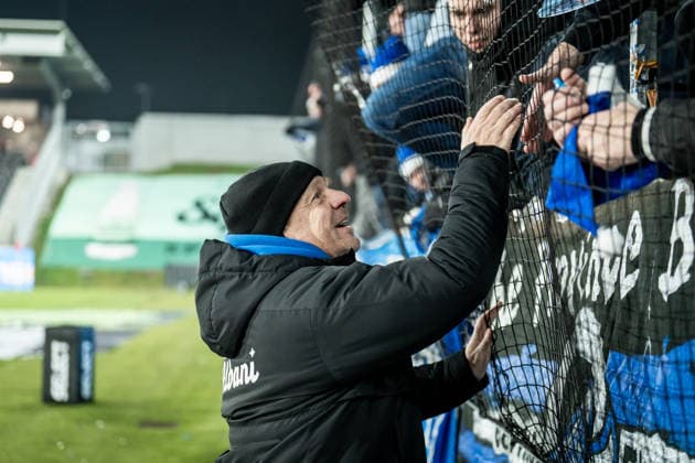 FC Fredericia v Odense BK, 3F Superliga football, Fredericia, Denmark Fredericia, Denmark, 05th, December 2025. Head coach Alexander Zorniger of Odense BK seen after the 3F Superliga match between FC Fredericia and Odense BK at Monjasa Park in Fredericia. Denmark, Fredericia  Copyright: xGonzalesxPhoto KentxRasmussenx