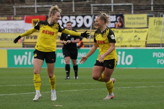 06 12 2025, xgrfx, Soccer Women Regionalliga West, Borussia Dortmund 1 FC Köln U21 v l Tor, Celina Baum Borussia Dortmund DFL DFB REGULATIONS PROHIBIT ANY USE OF PHOTOGRAPHS as IMAGE SEQUENCES and or QUASI VIDEO Dortmund
