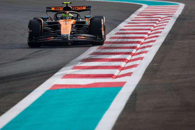 Lando Norris of Great Britain and McLaren , Qualifying, F1 Grand Prix of Abu Dhabi, on 06 December 2025 in Abu Dhabi, United Arab Emirates Photo by Diogo Cardoso DeFodi Images Lando Norris of Great Britain and McLaren , Qualifying, F1 Grand Prix of Abu Dhabi, Yas Marina Circuit on December 6, 2025 in Abu Dhabi, United Arab Emirates Photo by Diogo Cardoso DeFodi Images