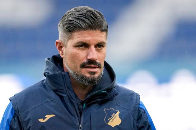 Stefan Kleineheismann Coach, Head Coach, TSG II , Single Image, Single Photo, Action, Action, 06 12 2025, Sinsheim Germany , Soccer, 3 Liga, TSG 1899 Hoffenheim II SSV Jahn Regensburg, DFB DFL REGULATIONS PROHIBIT ANY USE OF PHOTOGRAPHS AS IMAGE SEQUENCES AND OR QUASI VIDEO xozx