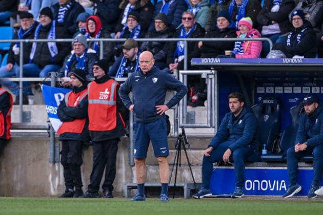 06 12 2025, Soccer, 2 Bundesliga, 15 Matchday Season 2025 2026, VfL Bochum DSC Arminia Bielefeld, Coach Uwe Rösler VfL Bochum 1848 xRHR PHOTO TKx Copyright: RHR-FOTOx RHR-FOTO TK