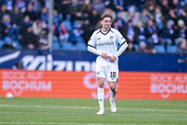 06 12 2025, Soccer, 2 Bundesliga, 15 Matchday Season 2025 2026, VfL Bochum DSC Arminia Bielefeld, Marvin Mehlem DSC Arminia Bielefeld xRHR PHOTO TKx Copyright: RHR-FOTOx RHR-FOTO TK