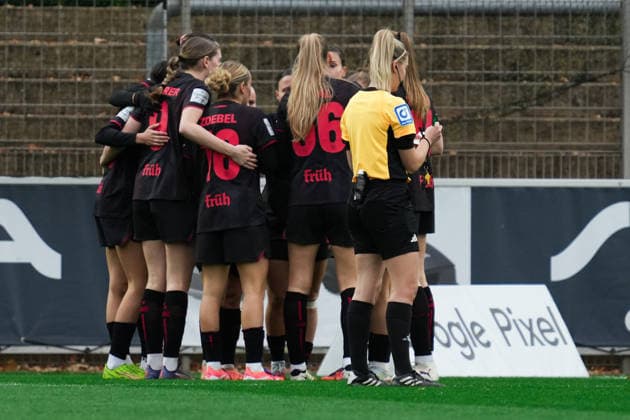 Germany Google Pixel Womens Bundesliga 2025 26, 12 Matchday Bayer 04 Leverkusen vs RB Leipzig 06 12 2025 Ulrich Haberland Stadion Leverkusen, Nordrhein Westfalen Goal for 1 0 by Loreen Bender Bayer 04 Leverkusen, 19 Copyright: xCelinaxLeiersx