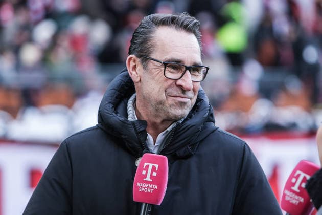 Sport, Football, 3 Liga Season 2025 2026 17 Matchday FC Energie Cottbus MSV Duisburg 06 12 2025, LEAG Energie Stadion Michael Preetz Managing Director MSV Duisburg Cottbus LEAG Energie Stadion Brandenburg Germany