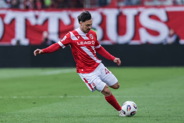 Sport, Football, 3 Liga Season 2025 2026 17 Matchday FC Energie Cottbus MSV Duisburg 06 12 2025, LEAG Energie Stadion Simon Straudi FC Energie Cottbus, 44 Cottbus LEAG Energie Stadion Brandenburg Germany