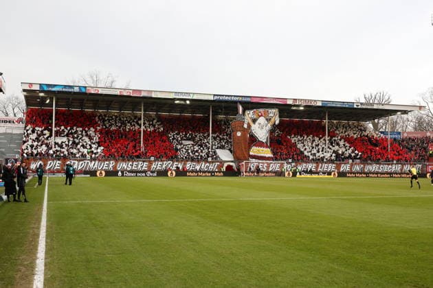 Choreography of the Energiefans Football 3 League 2025 2026 FC Energie Cottbus MSV Duisburg