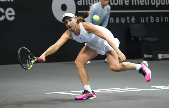 December 6, 2025, Trelaze, Bretagne, France: Tamara Korpatsch of Germany lors de l Open d Angers 1 2 Finale Femmes 2025, le 6 do cembre 2025 o Tro laze, France - Photo : Trelaze France - ZUMAl193 20251206_zsp_l193_037 Copyright: xLaurentxLairysx