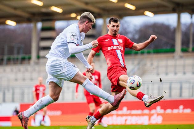 v l Alessio Besio SC Verl, 23 , Semi Belkahia TSV Havelse 1912, 06 GER, TSV Havelse 1912 vs SC Verl, Football, 3 Liga, Matchday 17, Season 2025 2026, 06 12 2025 DFL Regulations prohibit any use of photographers as image sequences and or quasi video GER, TSV Havelse 1912 vs SC Verl, Football, 3 Liga, Matchday 17, Season 2025 2026, 06 12 2025 Hannover Copyright: xEibner-Pressefoto JanxRollingerx EP_JSK