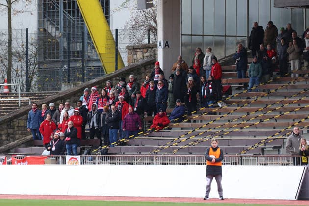 06 12 2025, Football, Women, RL West, Season 2025 2026, Borussia Dortmund vs 1 FC Koeln U21 at Stadion Rote Erde in Dortmund Germany Fans 1 FC Koeln Dortmund Stadion Rote Erde Nordrhein Westfalen Germany FZ