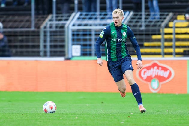06 12 2025, xKWIx, Football, Regionalliga West, FC Gütersloh RW Oberhausen, Ohlendorf Stadion im Heidewald Luis Frieling FC Gütersloh 21 Photo xKamilxWilkowskixPressefotoKochx NRW Germany