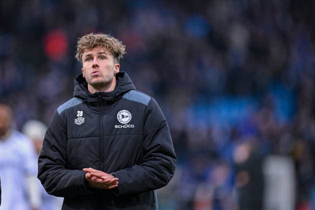 06 12 2025, Soccer, 2 Bundesliga, 15 Matchday Season 2025 2026, VfL Bochum DSC Arminia Bielefeld, Joel Grodowski DSC Arminia Bielefeld xRHR PHOTO TKx Copyright: RHR-FOTOx RHR-FOTO TK
