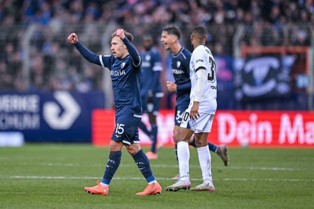 06 12 2025, Football, 2 Bundesliga, 15 Matchday Season 2025 2026, VfL Bochum DSC Arminia Bielefeld, Felix Passlack VfL Bochum 1848 is happy, xRHR FOTO TKx Copyright: RHR-FOTOx RHR-FOTO TK