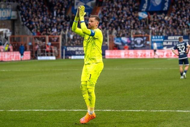 Germany, Soccer, 2 Bundesliga, Matchday 15 2025 2026 VfL Bochum Arminia Bielefeld on 06 12 in Bochum Vonovia Ruhrstadion Timo Horn VfL Bochum 1 Copyright: xSvenxHeidmannx