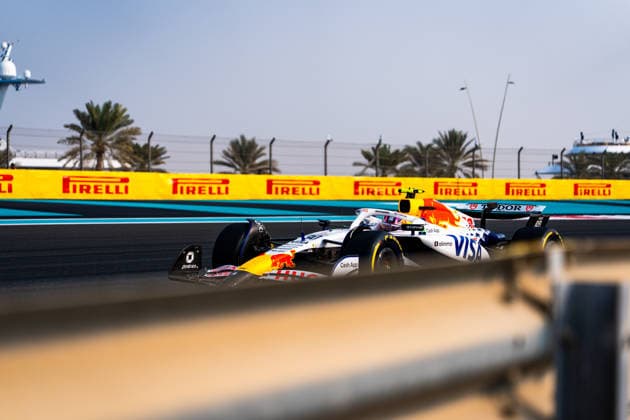 Formula 1 Abu Dhabi Grand Prix in Abu Dhabi, UAE - 06 Dec 2025 Visa Cash App Racing Bulls F1 Team s Australian driver Liam Lawson seen in action during the free practice three of the Formula 1 Abu Dhabi Grand Prix 2025 at Yas Marina Circuit. Abu Dhabi United Arab Emirates Copyright: xLucaxMartinix xSOPAxImagesx LMB02517