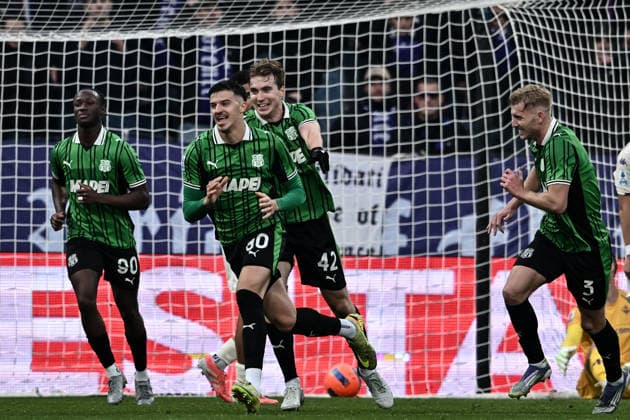 Mp Reggio Emilia 06 12 2025 - campionato di calcio serie A Sassuolo-Fiorentina foto Matteo Papini Image nella foto: esultanza gol Tark Muharemovic 