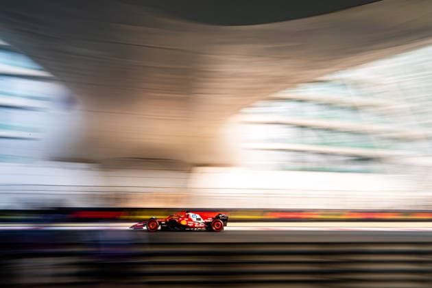 December 6, 2025, Abu Dhabi, United Arab Emirates: Scuderia Ferrari HP F1 Team s Monegasque driver Charles Leclerc seen in action during the free practice three of the Formula 1 Abu Dhabi Grand Prix 2025 at Yas Marina Circuit. Abu Dhabi United Arab Emirates - ZUMAs197 20251206_aaa_s197_046 Copyright: xLucaxMartinix