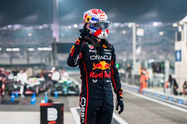Formula 1 Etihad Airways Abu Dhabi Grand Prix 2025 Loïs Gelbart Carrasco OVERTAKE MAXPPP - Abu Dhabi 06 12 2025 First position qualifying 01 VERSTAPPEN Max (nld), Oracle Red Bull Racing, portrait at the Formula 1 Etihad Airways Abu Dhabi Grand Prix 2025, the 24th round of the 2025 FIA Formula 1 World Championship, WM, Weltmeisterschaft at Yas Marina Circuit in Abu Dhabi, United Arab Emirates, from 4 to 7 December 2025 Abu Dhabi Yas Marina Circuit United Arab Emirates  Copyright: xOVERTAKE MAXPPPxLoïsxGelbartxCarrascox OVT202512068066 OVT202512068066