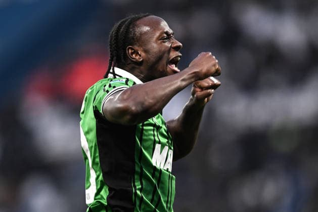 Mp Reggio Emilia 06 12 2025 - campionato di calcio serie A Sassuolo-Fiorentina foto Matteo Papini Image nella foto: esultanza gol Ismael Kone 