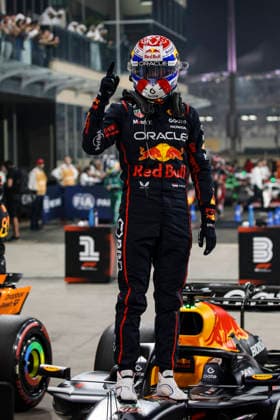 F1 - ABU DHABI GRAND PRIX 2025 VERSTAPPEN Max (ned), Red Bull Racing RB21, portrait pole position during the 2025 Formula 1 Abu Dhabi Grand Prix, 24th round of the 2025 FIA Formula One World Championship, WM, Weltmeisterschaft from December 05 to 07, 2025 on the Yas Marina Circuit, in Abu Dhabi, United Arab Emirates - Abu DhabiUnited Arab Emirates  Copyright: xXavixBonillax
