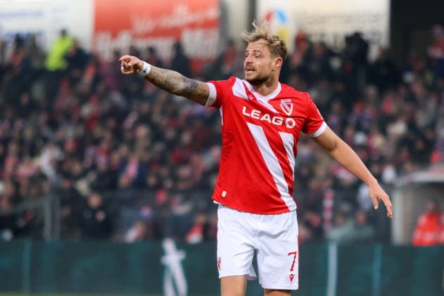 7 Timmy Thiele Energie Cottbus Football 3 League 2025 2026 FC Energie Cottbus MSV Duisburg