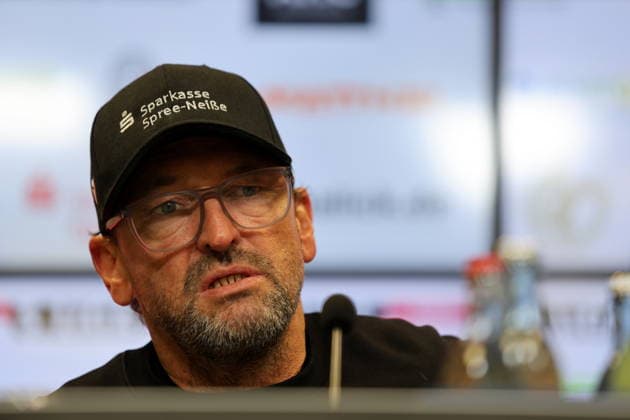 Coach Claus Dieter Wollitz Energie Cottbus Football 3 Liga 2025 2026 FC Energie Cottbus MSV Duisburg